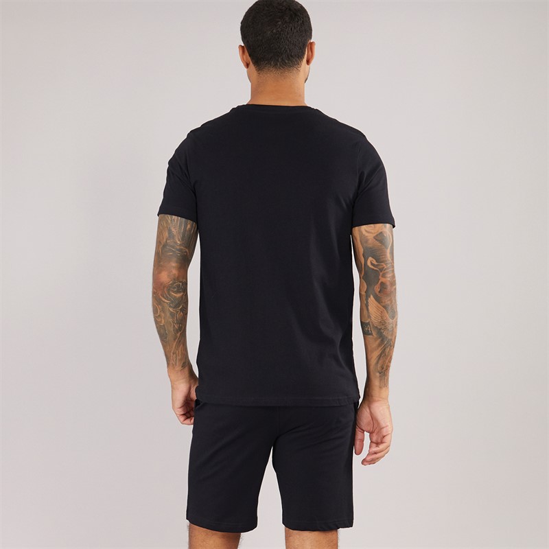 Farah Mens Lanpa Nightwear Set A Black