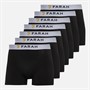 Farah Mens Bretz Seven Pack Boxers Black