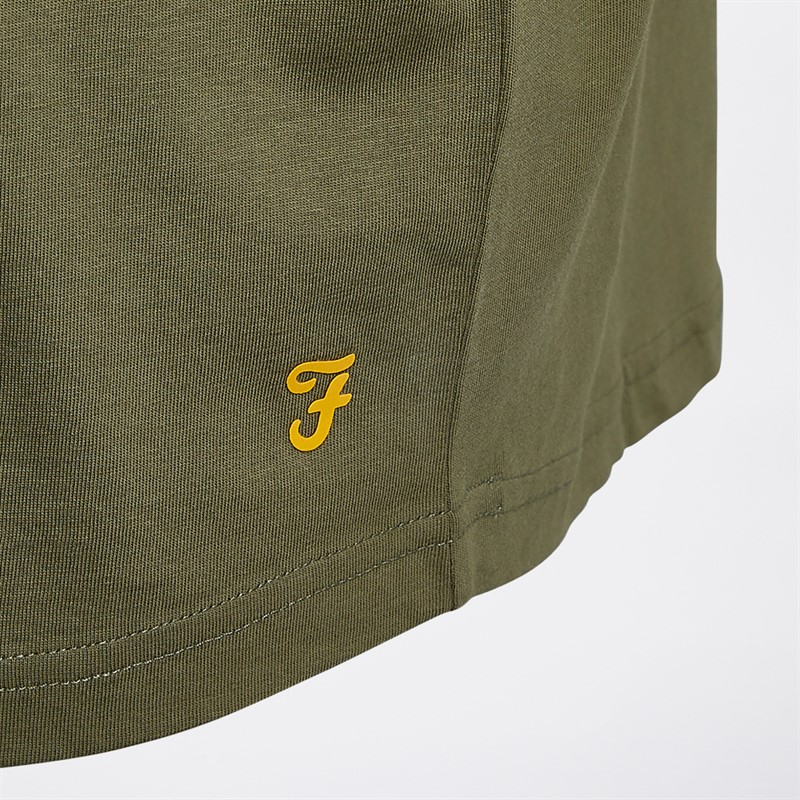 Farah Mens Chazen Three Pack Vests Light Khaki/Yale/Flora Pink