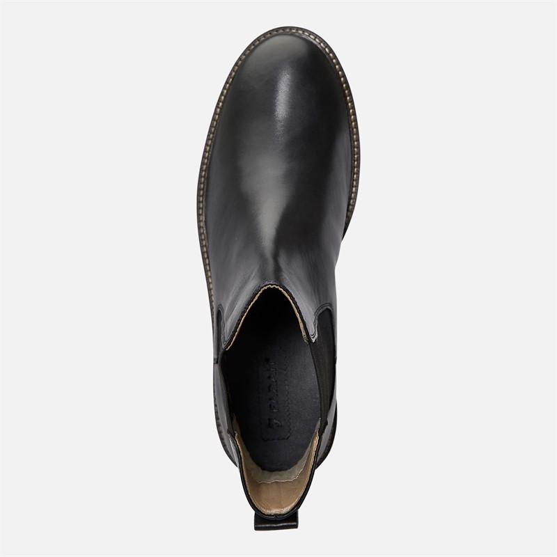 Farah Mens Mansfield Chelsea Boots Black