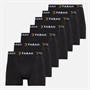 Farah Mens Vuson Seven Pack Boxers Black