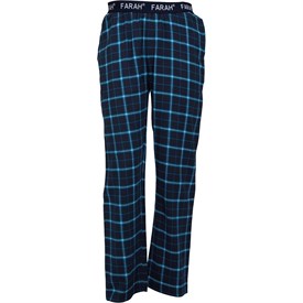 Farah Heren Hamer Flanel Lounge Broek Marineblauw farah kopen in de aanbieding