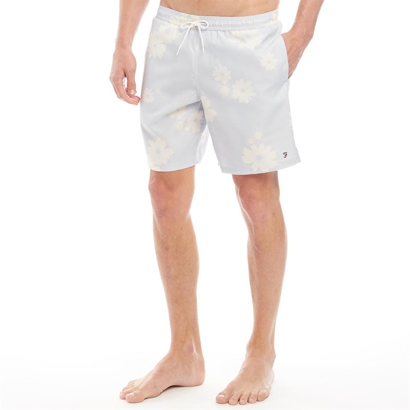 Buy FARAH Mens Doylan Floral Swim Shorts Barch House