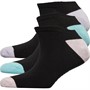 Fruitcake Womens Three Pack Trainer Liner Socks Bk001