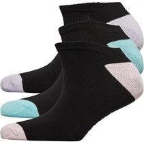 Fruitcake Womens Three Pack Trainer Liner Socks Bk001