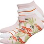 Fruitcake Womens Three Pack Trainer Liner Socks Multi