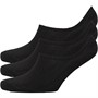 Fruitcake Womens Three Pack Invisible Trainer Liner Socks Bk001
