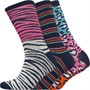 Fruitcake Womens Three Pack Ankle Socks Multi