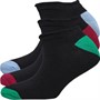 Fruitcake Womens Three Pack Trainer Liner Socks Multi
