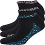 Fruitcake Womens Three Pack Trainer Liner Socks Multi