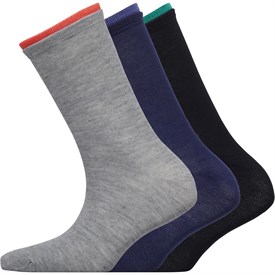 Fruitcake Dames Solid Drei Pack Sokken Multi fruitcake kopen in de aanbieding