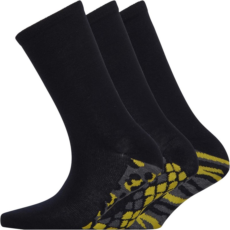 Image of Fruitcake Womens Three Pack Animal Print Socks Black