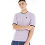 Fila Mens Musso Knitted BB1 T-Shirt Base Pastel Lilac Rib Pastel Lilac Tip
