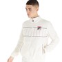 Fila Mens Jethro Wave Print Panel Track Top Egret/Foxglove/Fila Navy
