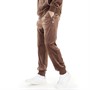 Fila Mens Lir Velour Track Pants Brown Stone