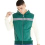 Fila Mens Marble Fleece Full Zip Hoodie Botanicalgreen/Gardenia