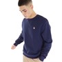 Fila Mens Luka Essential Crew Neck Sweatshirt Fila Navy