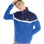 Fila Mens Umar Colour Blocked Track Top Bright Blue/Fila Navy/White