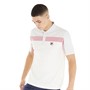 Fila Mens Kaiser Cut And Sew Vintage Wash Polo Egret/Nimbus Cloud/ Foxglove