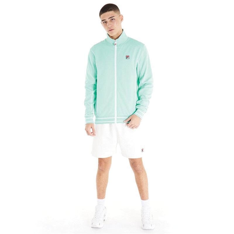 Fila Mens Lars Track Top Aruba Blue/White