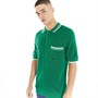 Fila Mens Ascari Waffle Knitted Button Through Polo Base Ultramarine Green/Tipping White