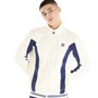 Fila Mens Saul Terry Towelling Track Top Egret/Fila Navy