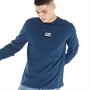 Fila Mens Oakly Long Sleeve T-Shirt Moonlit Ocean