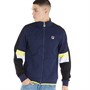 Fila Mens Fischer Colour Blocked Track Top Fila Navy/Black/Limelight/White