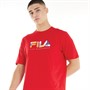 Fila Mens Hamilton Graphic Logo T-Shirt Fila Red