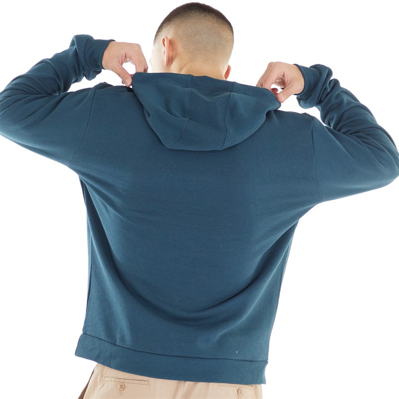 Fila Mens Lance Fleece Hoodie Dark Teal