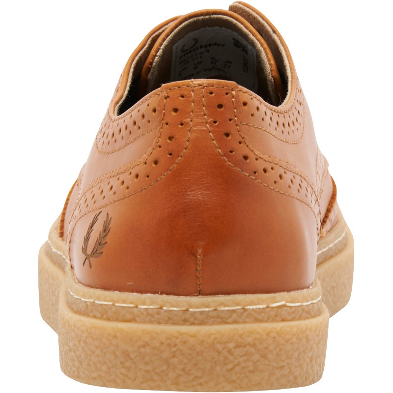 fred perry brown shoes