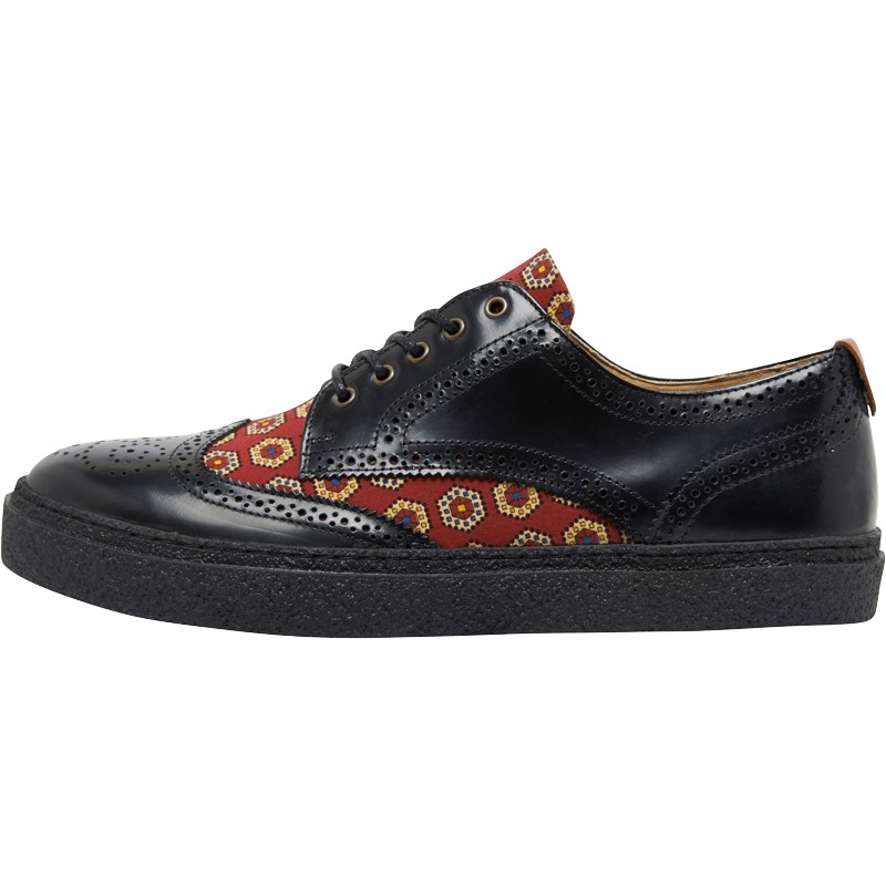 fred perry brown shoes
