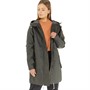 Fred Perry Womens Oversized Fishtail Parka Hunting Green