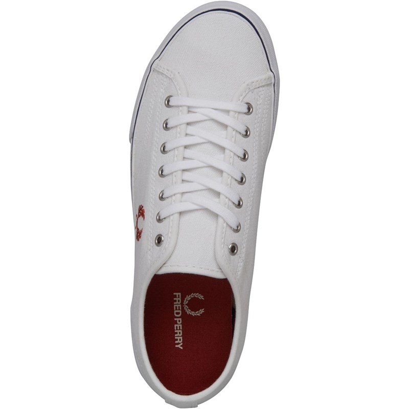 womens white canvas plimsolls