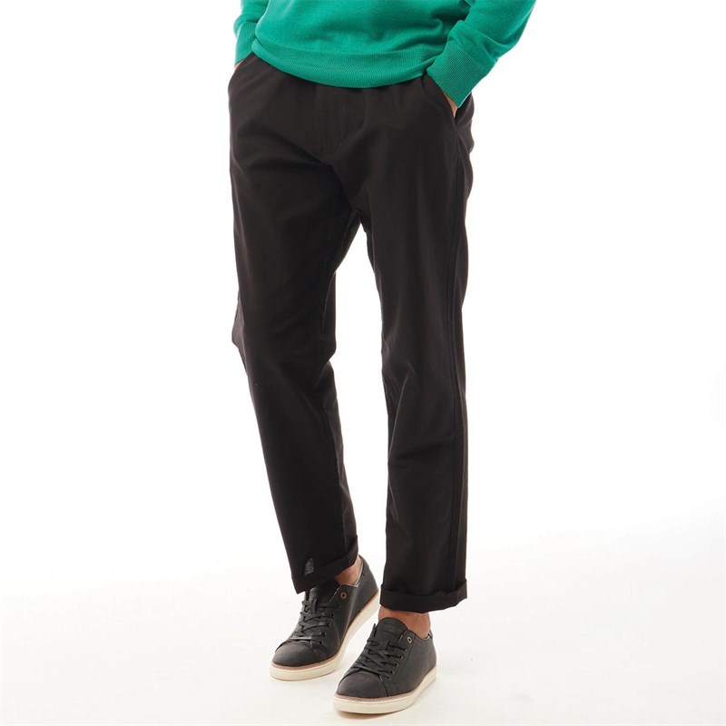 black utility trousers