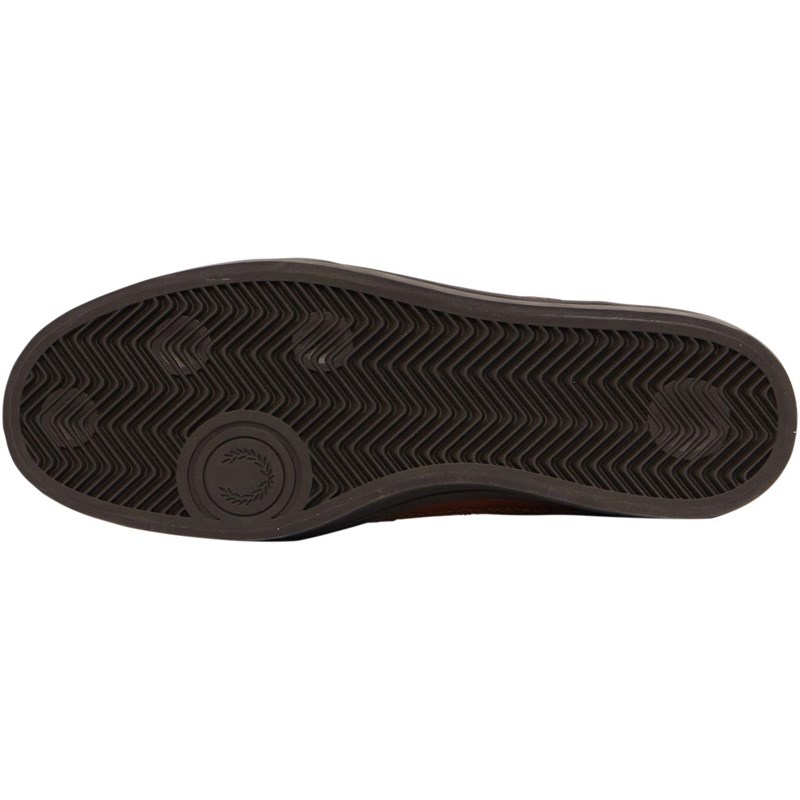 fred perry deuce leather trainers