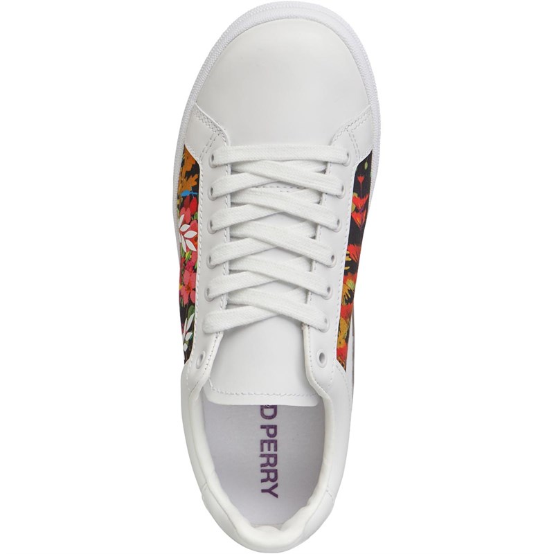 fred perry b721 leather white