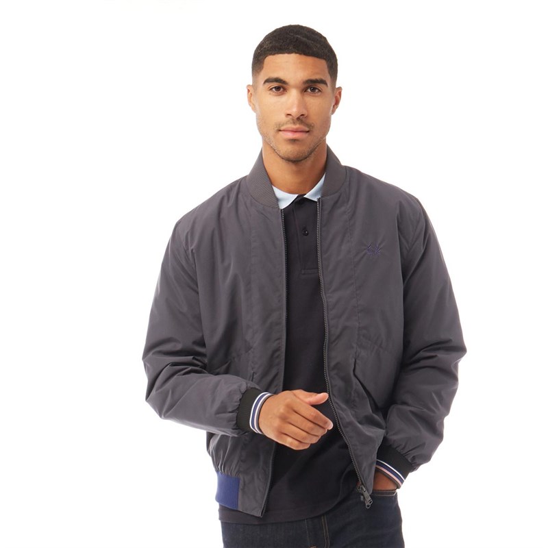 Mens quilted hotsell bomber jacket