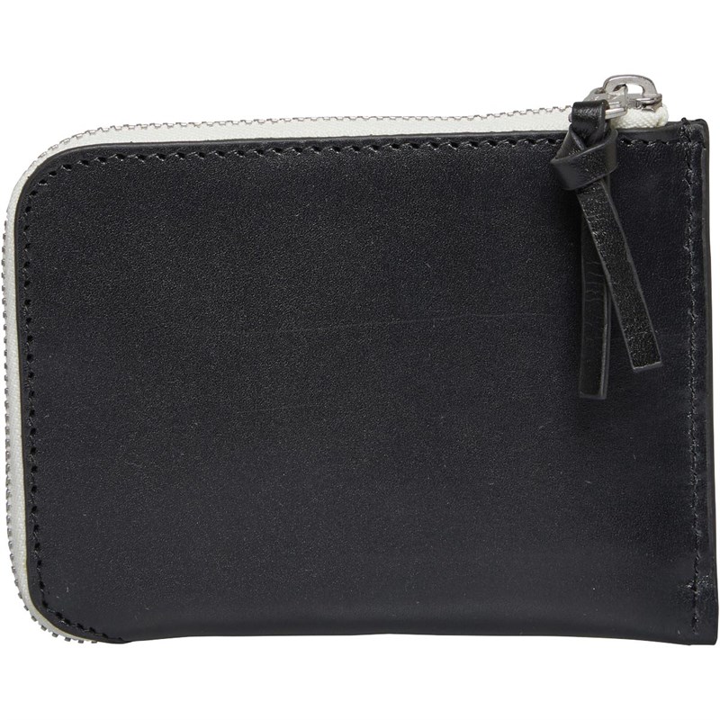 Fred Perry Mens Contrast Int Leather Zip Around Wallet Black