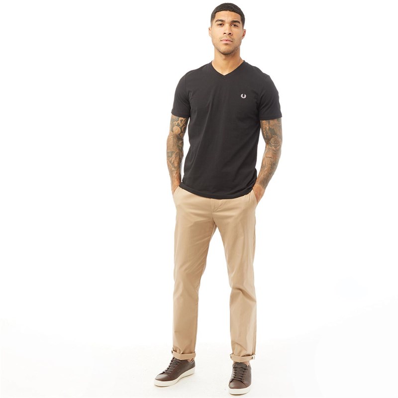 fred perry khaki t shirt
