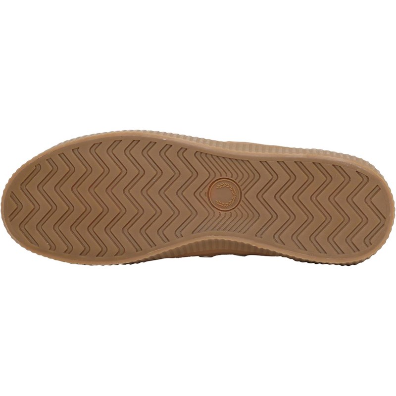 Fred Perry Herren Hughes Mid Sneakers Ecru