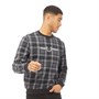 Fred Perry Herren Sweatshirt Schwarz kariert