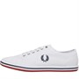 Fred Perry Herren Kingston Twill Sneakers Weiß