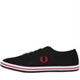 Fred Perry Herren Kingston Freizeit Schuhe Schwarz