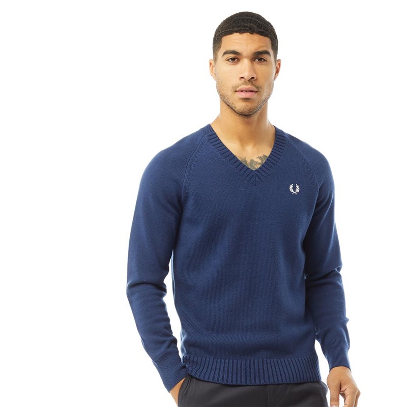 fred perry textured jumper