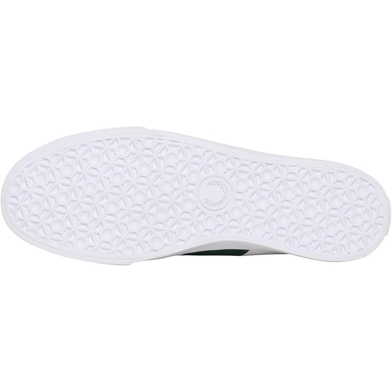 Fred Perry Herren Underspin Freizeit Schuhe Weiß