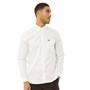 Fred Perry Herren Classic Oxford Hemd mit langem Arm Weiß