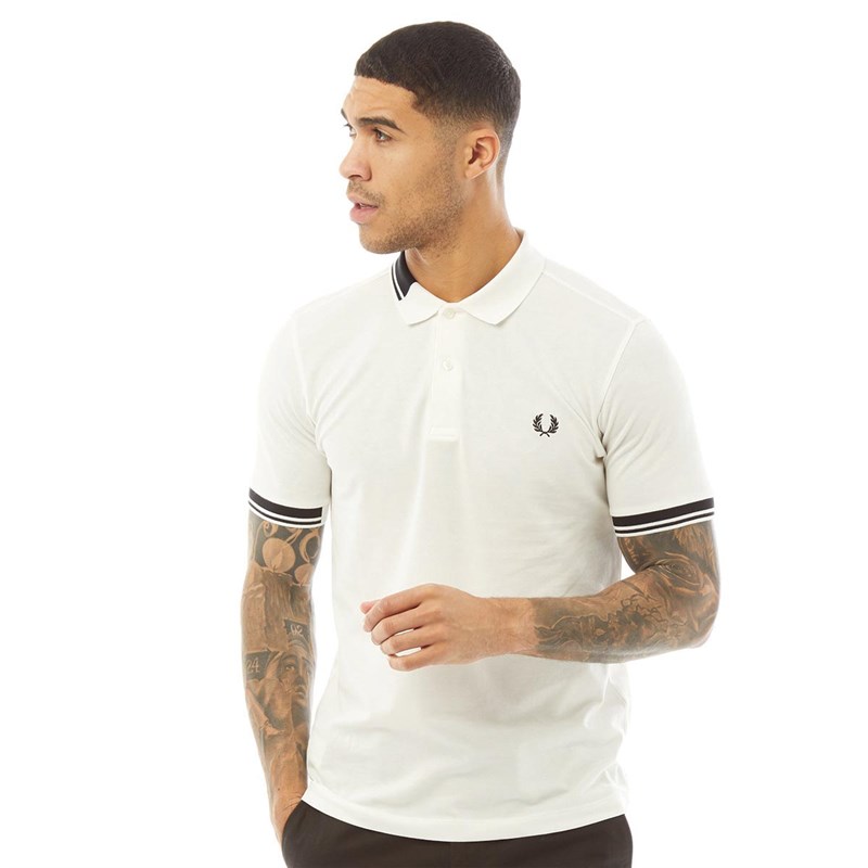 Fred perry outlet abstract collar polo