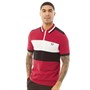 Fred Perry Herren Chest Panel Polohemden Rot
