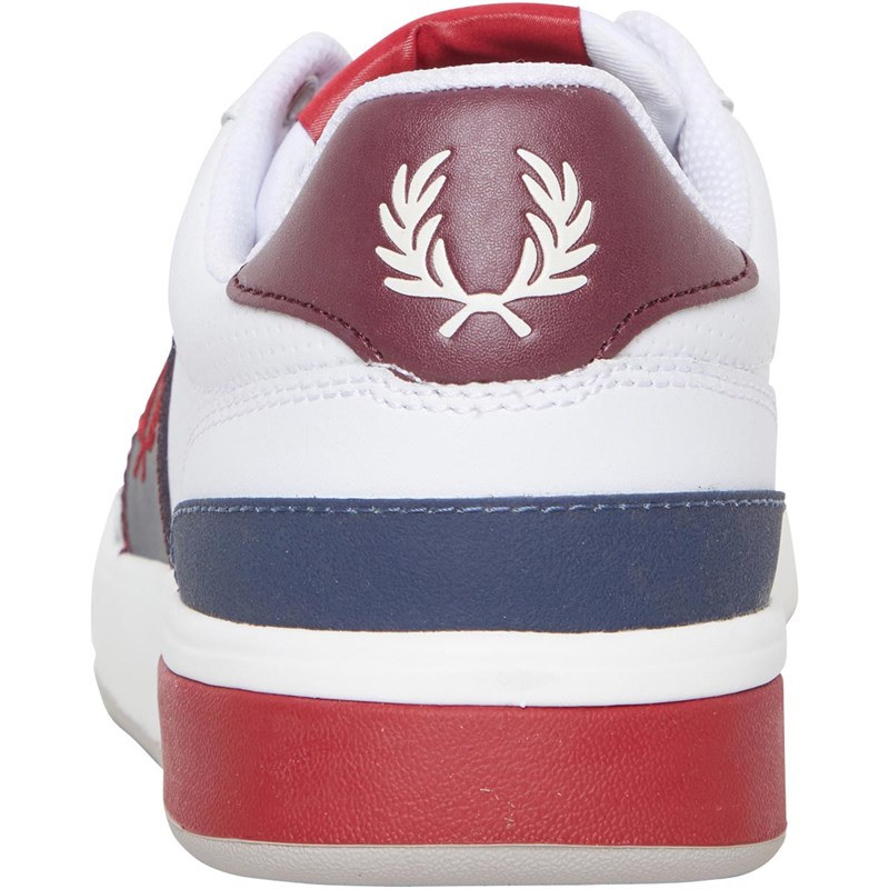 Fred Perry Herren B200 Perf Sneaker Weiß